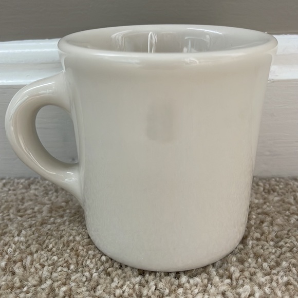 EUC HOMER LAUGHLIN CHINA Off White Cream Diner Restaurant Coffee Mug 8 ounces - Picture 2 of 4